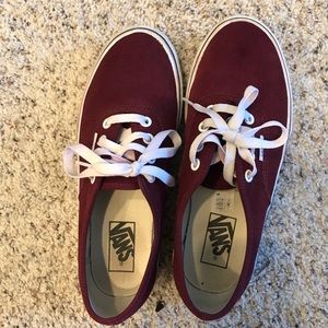 Maroon Vans